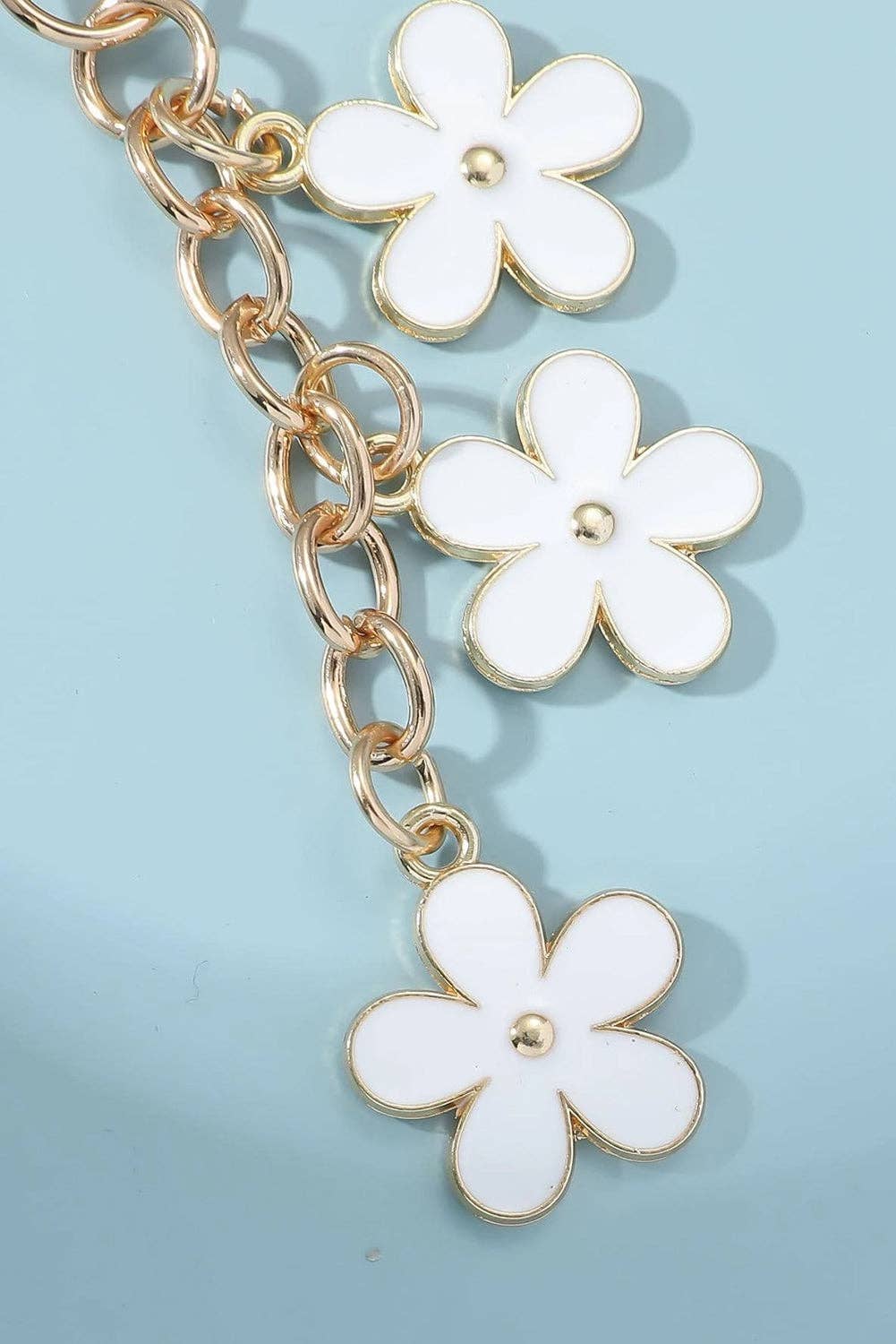 Daisy Charm Keychain
