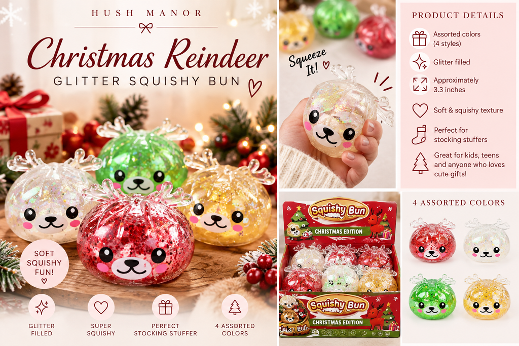 Merry Little Glitter Squishies