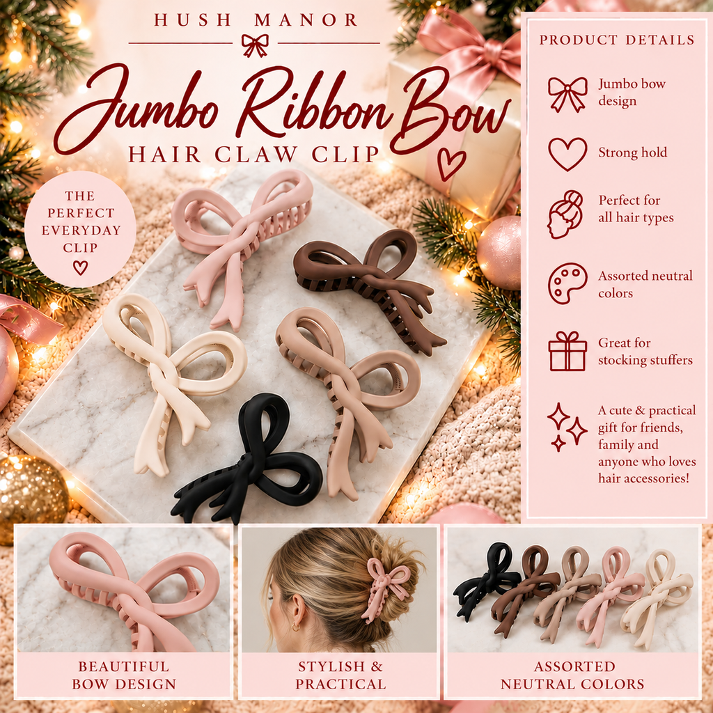 The Darling Bow Claw Clip
